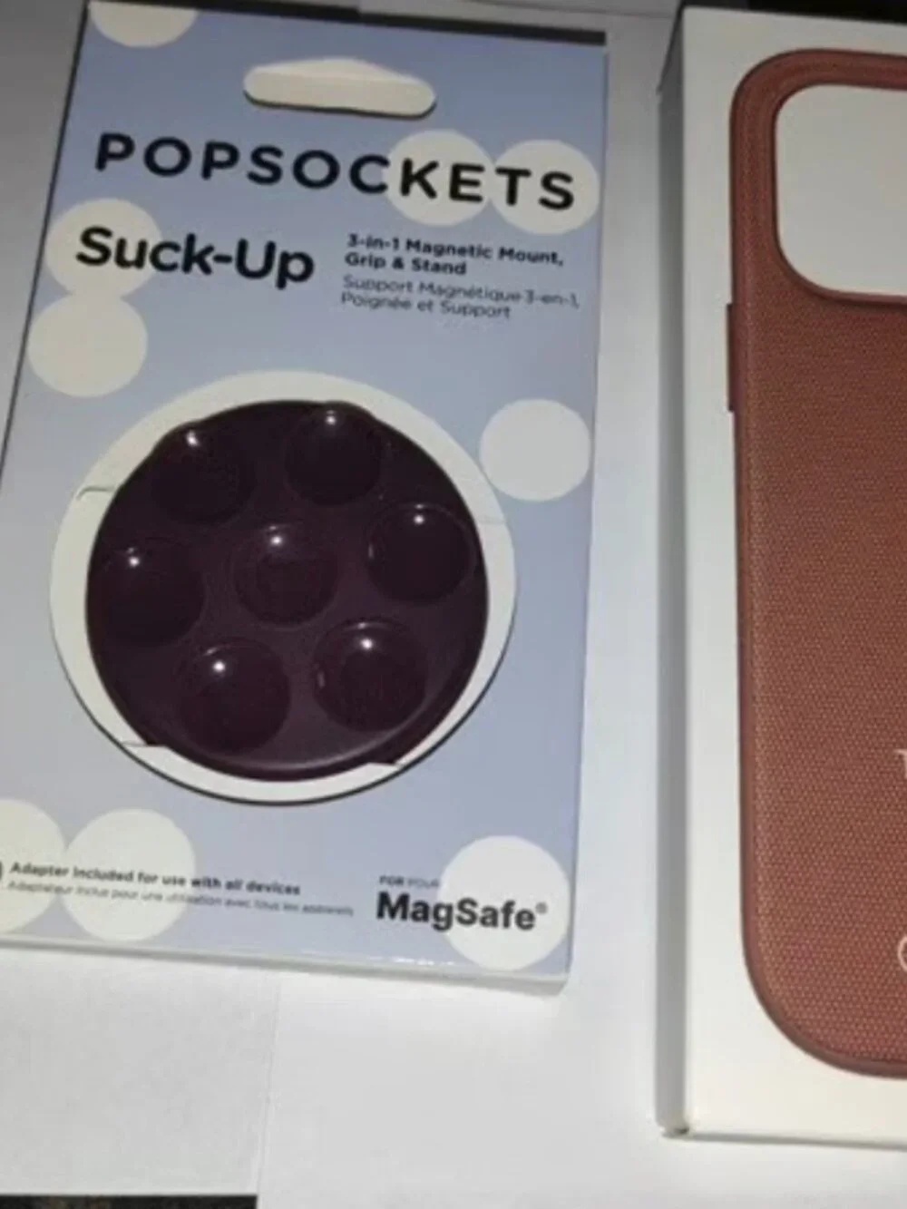 magsafe techwoven case and popsockets mount and stand brand new for iphone 17